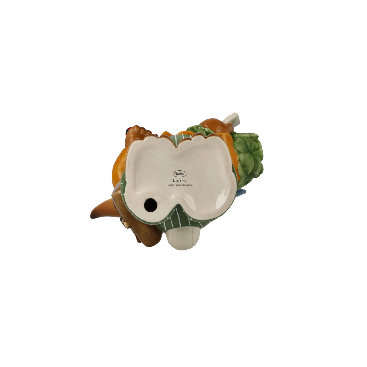 DEKOTIER Hase - Mit guten Wünschen, Steingut, Bunt, 24 cm - Multicolor, Keramik (10/24/15cm) - Goebel