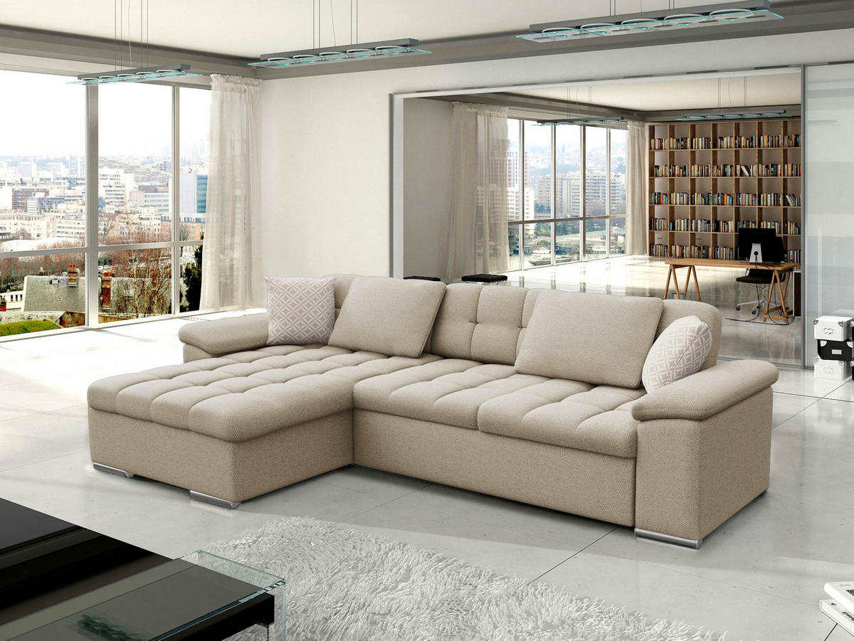 COLTAR Diana, Stanga - sidefiu, material textil/lemn (280/160cm) - MIRJAN24