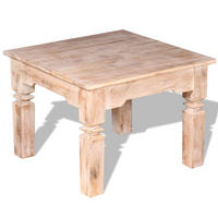 COUCHTISCH Akazienholz 60x60x45 cm - Braun, Holz (60/60/45cm) - furnicato