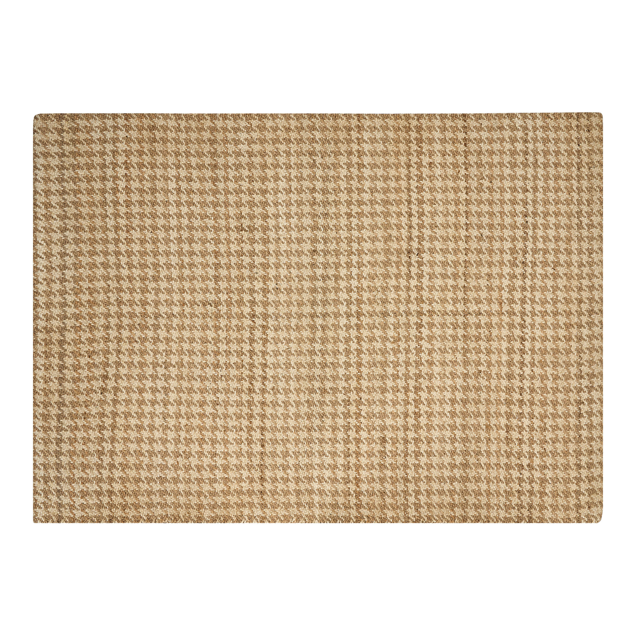 KURZFLOR-TEPPICH Beige 160/230 cm Araptepe - Beige, Naturmaterialien (160/230cm) - Beliani