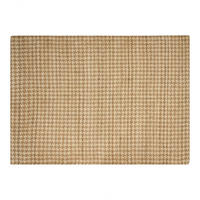 KURZFLOR-TEPPICH Beige 160/230 cm Araptepe - Beige, Naturmaterialien (160/230cm) - Beliani