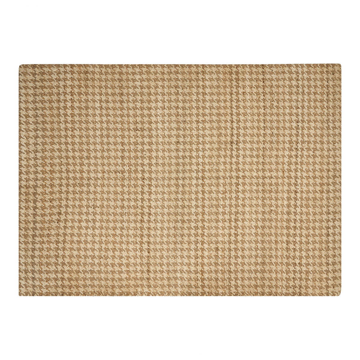 KURZFLOR-TEPPICH Beige 160/230 cm Araptepe - Beige, Naturmaterialien (160/230cm) - Beliani