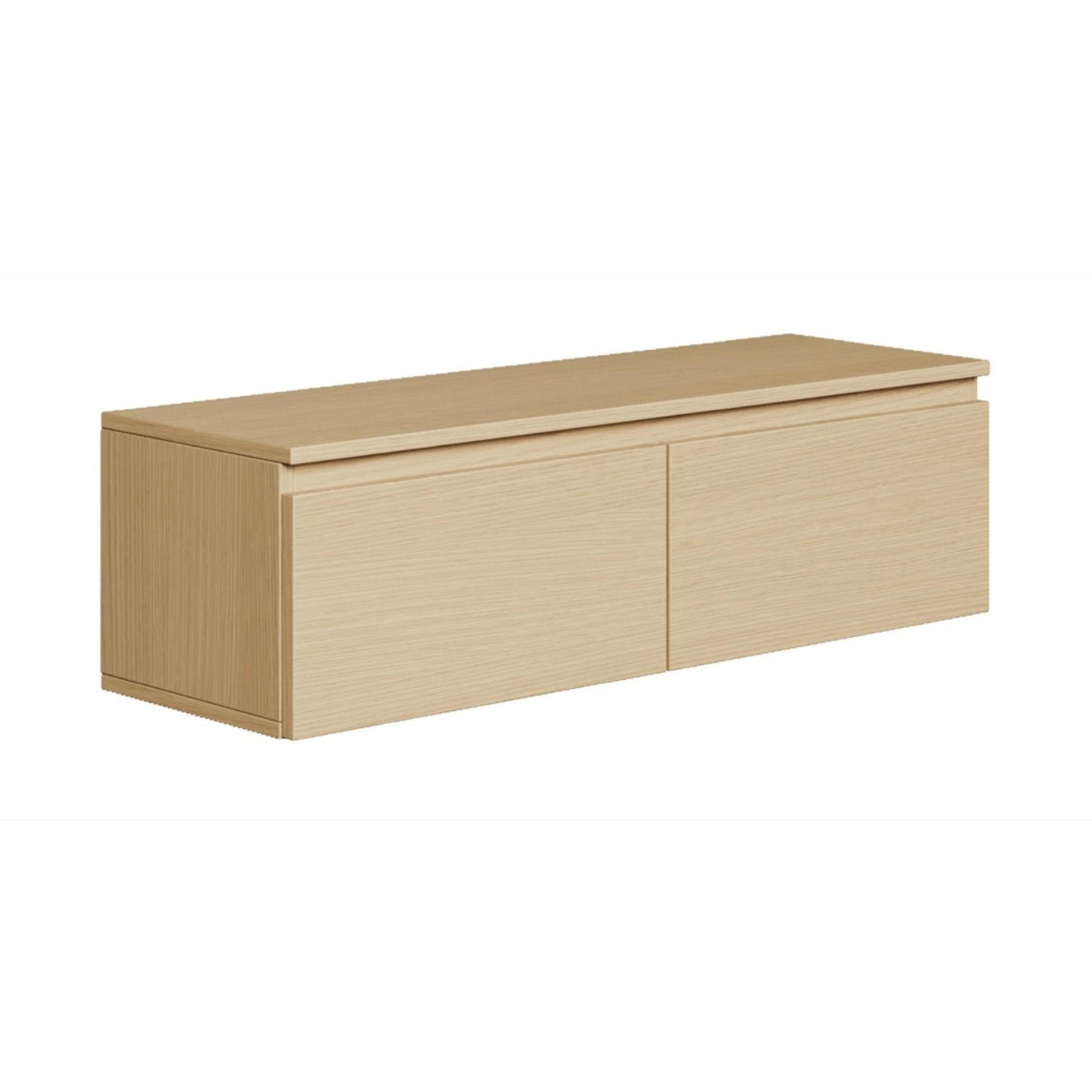 TV-LOWBOARD Bemmi Eiche Lindberg 100 cm - Eichefarben, Holzwerkstoff (100/28.4/31.8cm) - Selsey