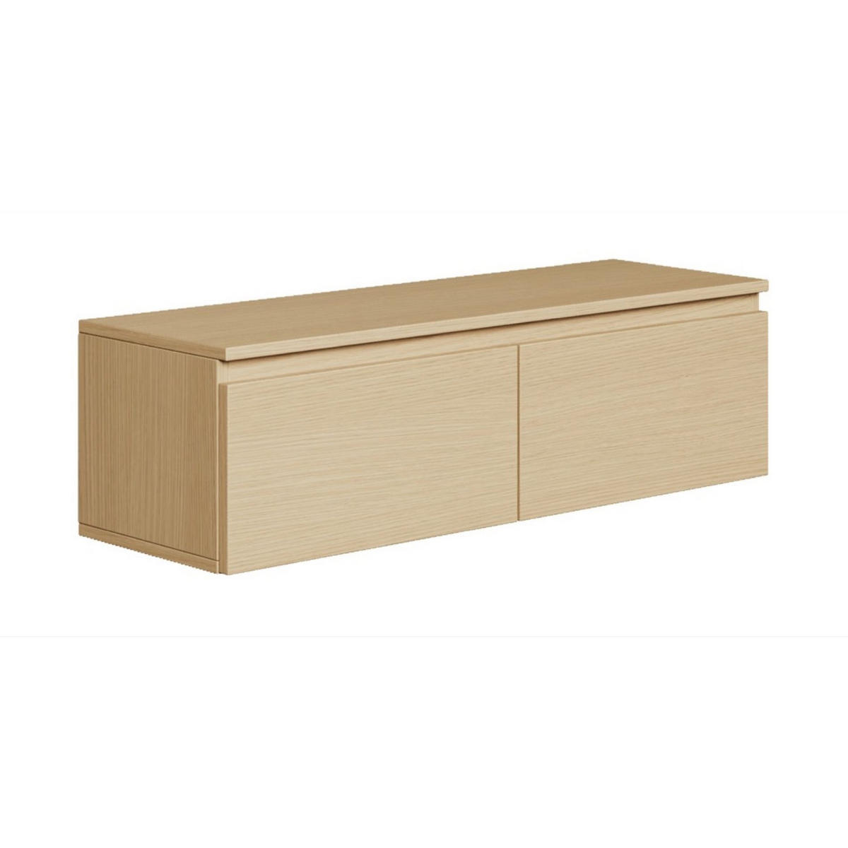 TV-LOWBOARD Bemmi Eiche Lindberg 100 cm - Eichefarben, Holzwerkstoff (100/28.4/31.8cm) - Selsey