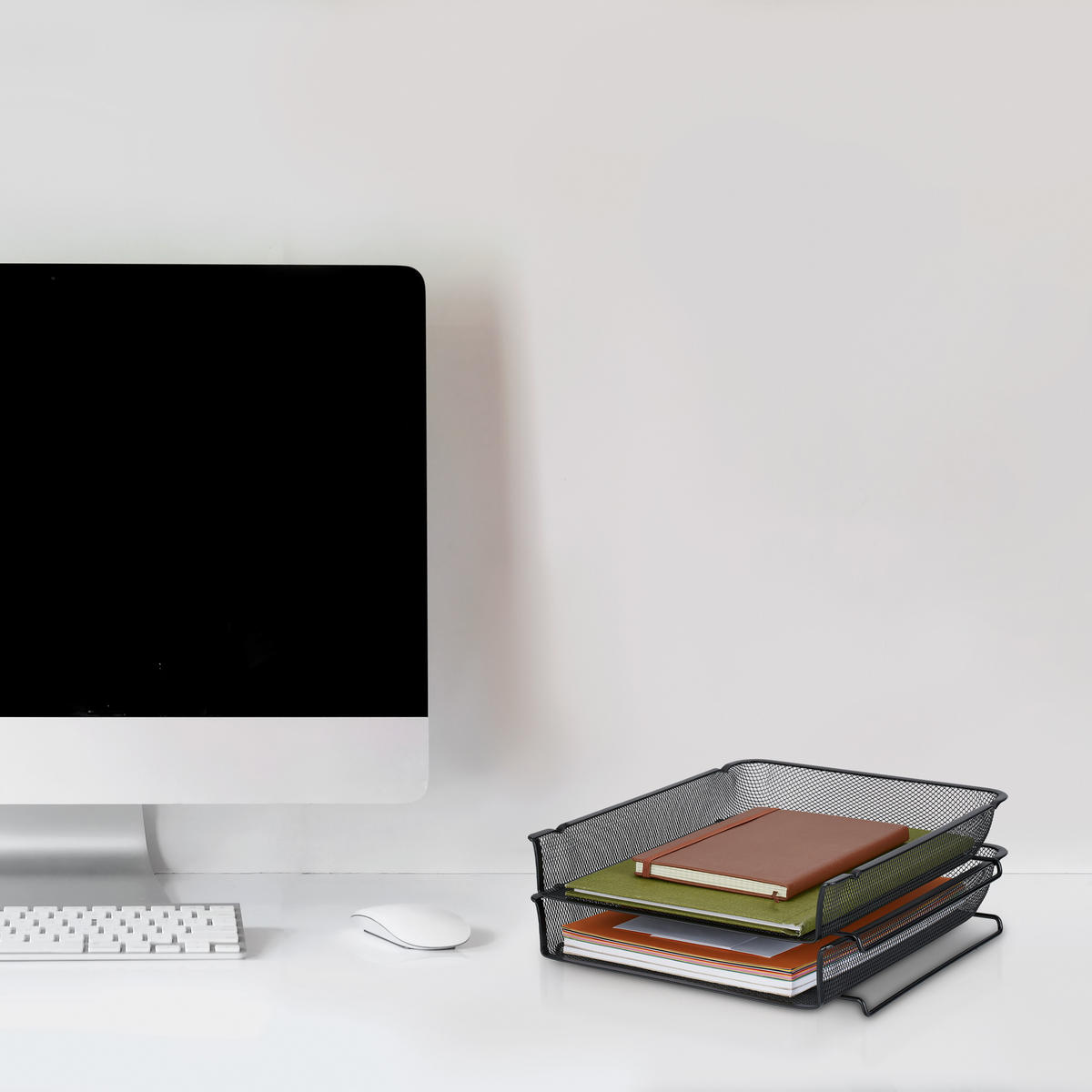 ULOŽENIE dokumentov - čierna, kov (28.5/6.5/34cm) - Relaxdays