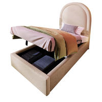 KINDERBETT 90/190 cm Beige mit Stauraum mit hydraulischem Lattenrost - Beige, Kunststoff (90/190cm) - OKWISH
