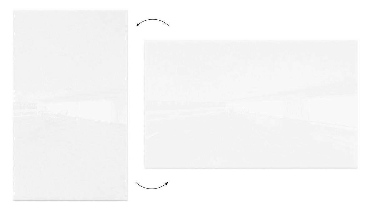 GLASBOARD - Premium SUPERWHITE Perlweiß 200x120 cm - Weiß, Glas (200/120/0.7cm) - ALLboards
