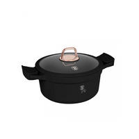 TOPF Schwarz 34/24/11.4 cm BH1457 - Schwarz, Metall (24cm) - Berlinger Haus