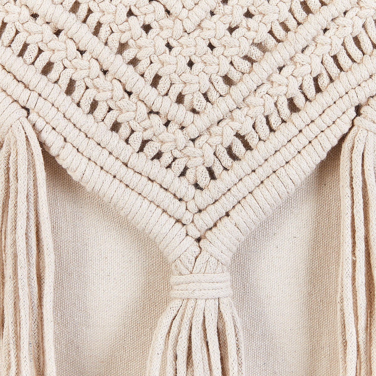 DEKOKISSEN 2er-Set Beige 45/45 cm Bedadi - Beige, Textil (45/45cm) - Beliani