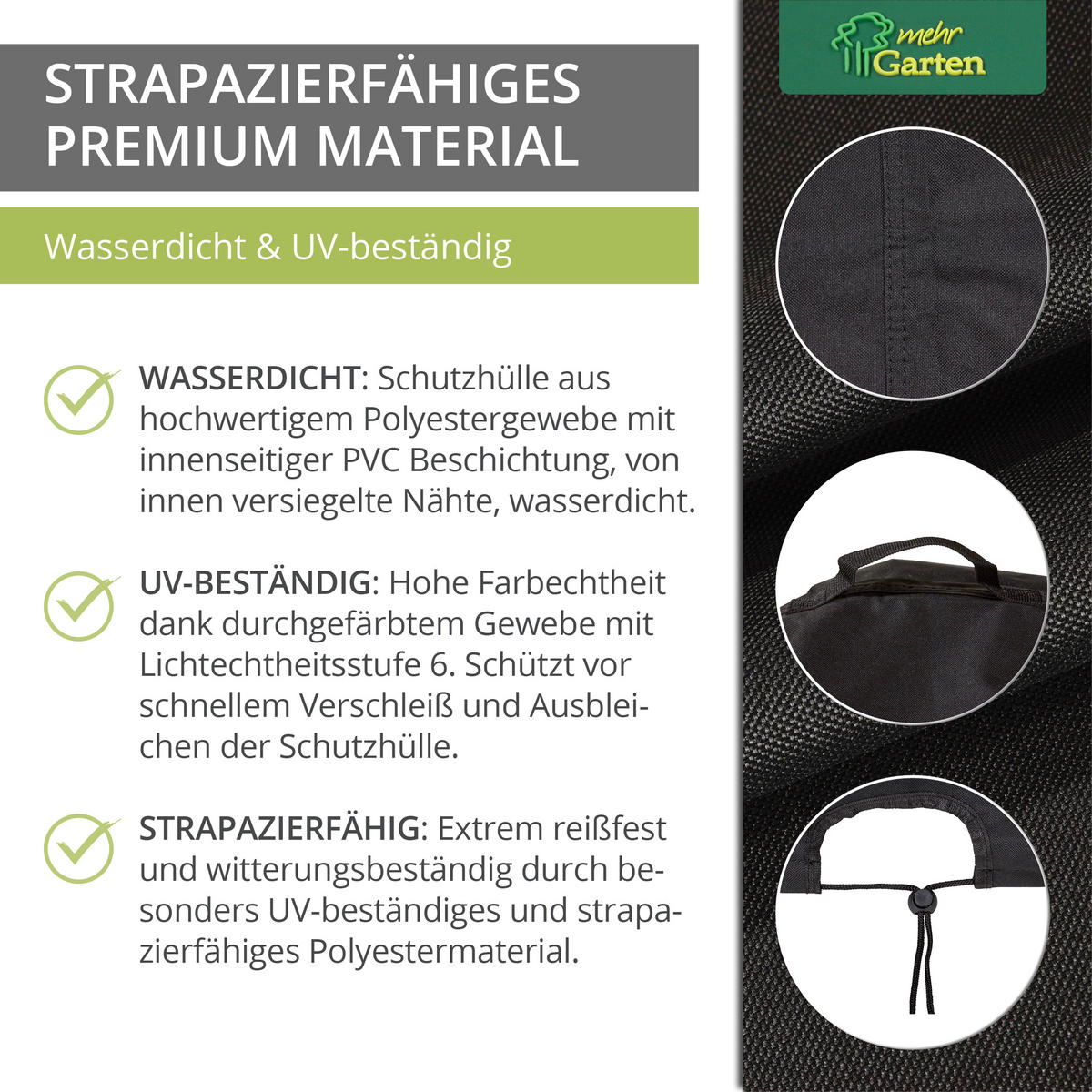 SCHUTZHÜLLE für Keramikgrill 2.0 Schwarz SHP-30096 - Schwarz, Kunststoff (73/79/73cm) - mehr Garten