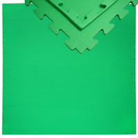 PUZZLEMATTE 90x90x1.2 cm, Grün - Grün, Kunststoff (90/90cm) - eyepower