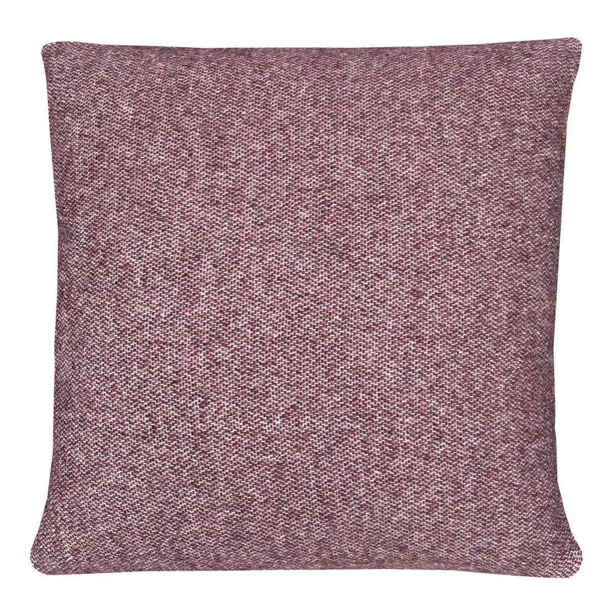 WOLLKISSEN recycelte Wolle Doppelseitig Rosenholzfarbe 50x50 - Pink/Lila, Textil (50/50/12cm) - Malagoon