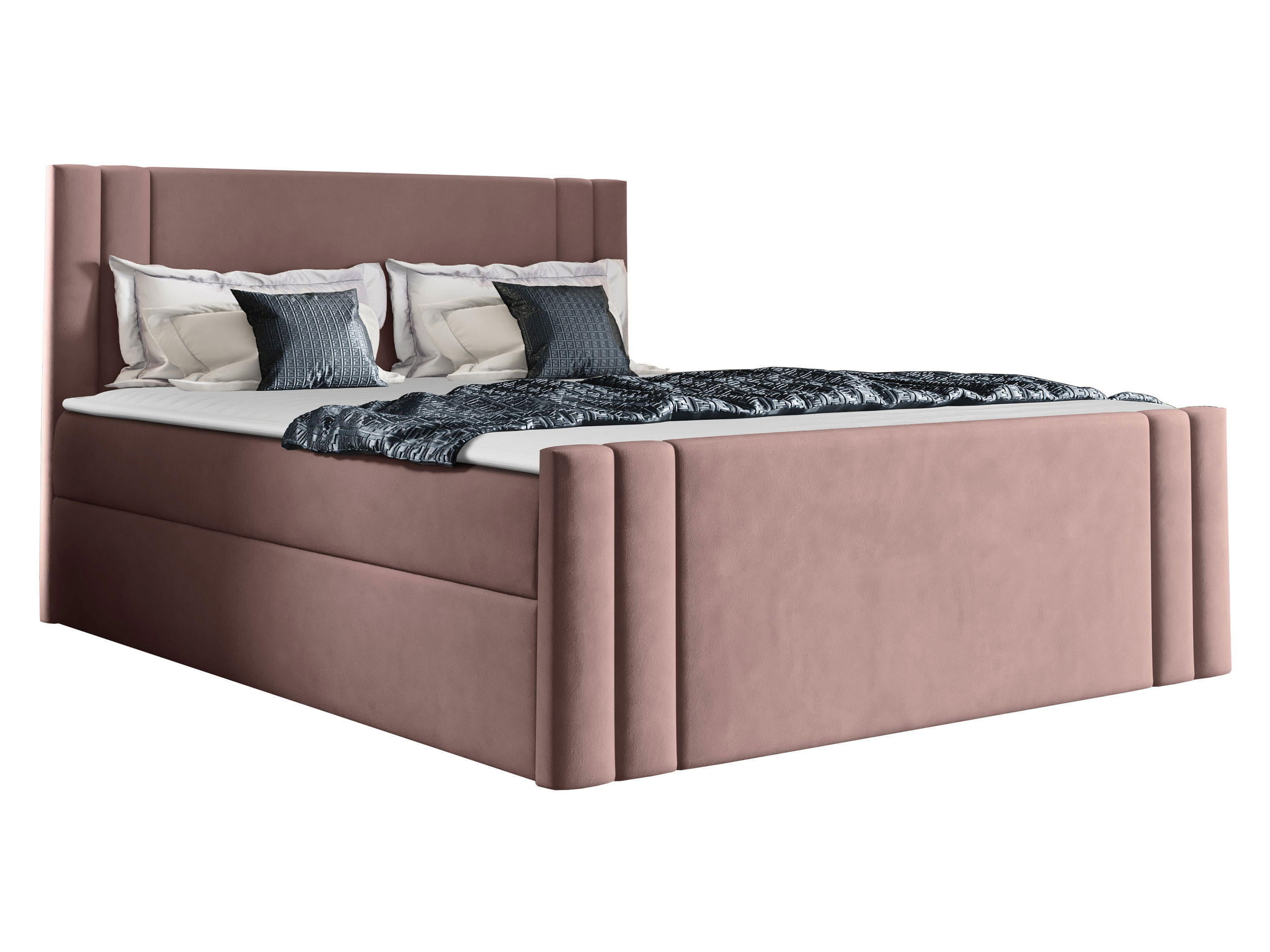 BOXBETT Carmen - Rosa, Holz (120/200cm) - MIRJAN24