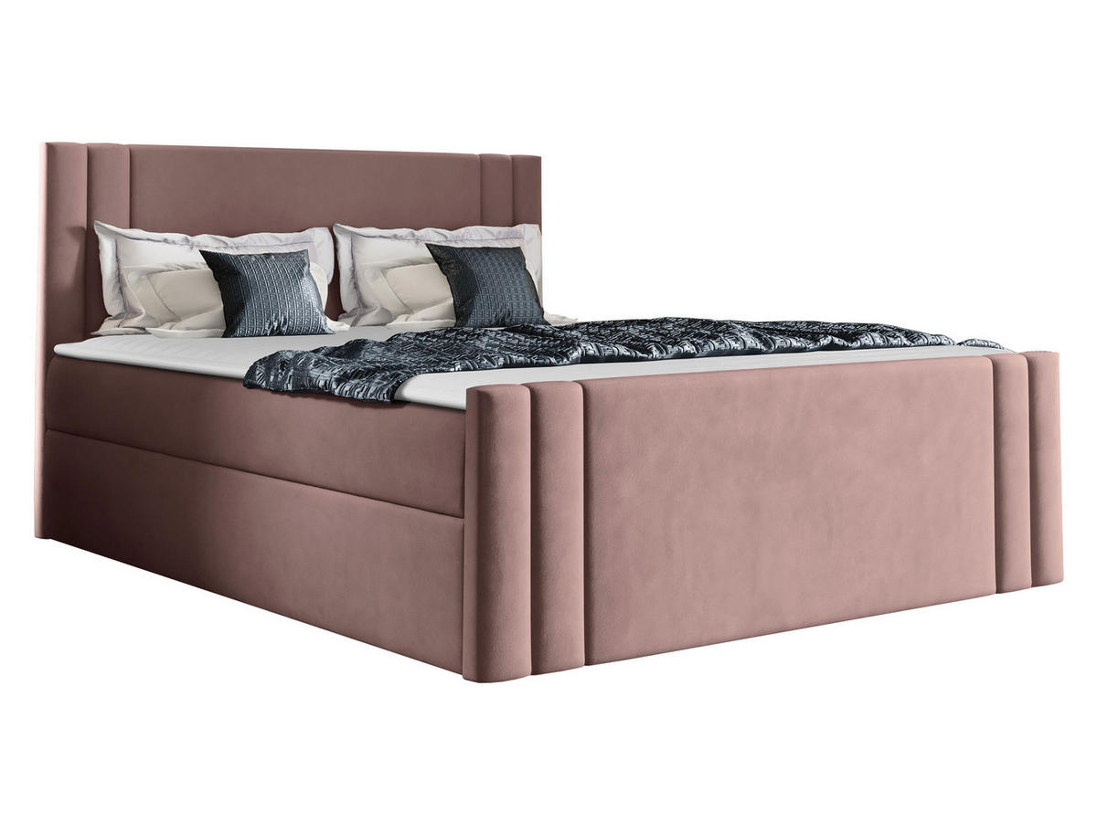 BOXBETT Carmen - Rosa, Holz (120/200cm) - MIRJAN24