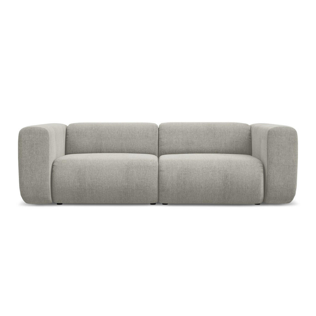 Thumbnail - Makamii 3-Sitzer, Beige, Textil, Füllung: Schaumstoff, 228x70x89 cm, Made in EU, Wohnzimmer, Sofas & Couches, Sofas, 3-S...