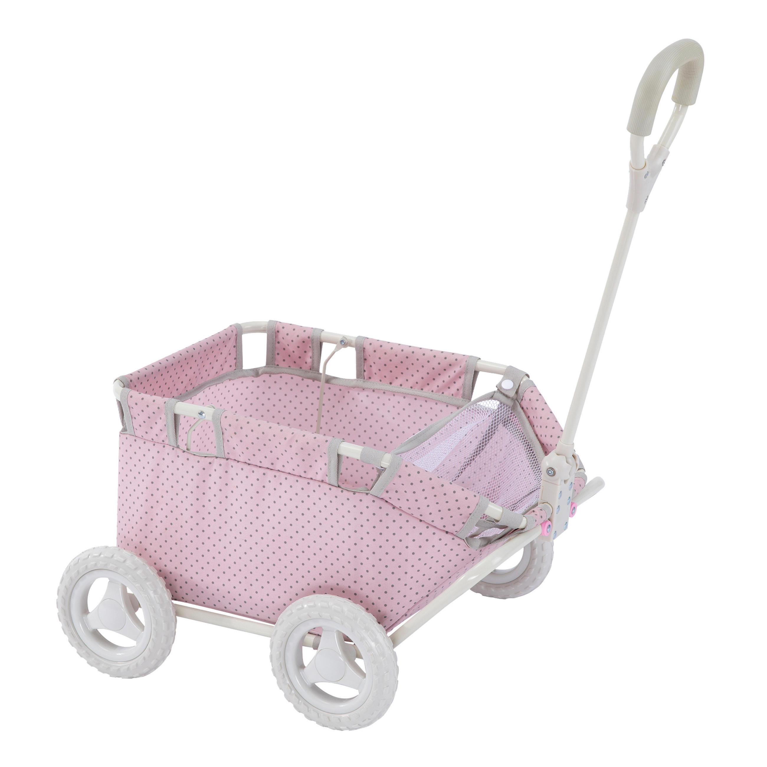 PUPPENZUBEHÖR Wagen, Rosa, 68cm - Pink, Holz (48/68/35cm) - Teamson Kids