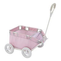PUPPENZUBEHÖR Wagen, Rosa, 68cm - Pink, Holz (48/68/35cm) - Teamson Kids