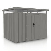 GERÄTEHAUS Luzern Pro Taupe - Taupe, Metall (294/222/230cm) - Juskys