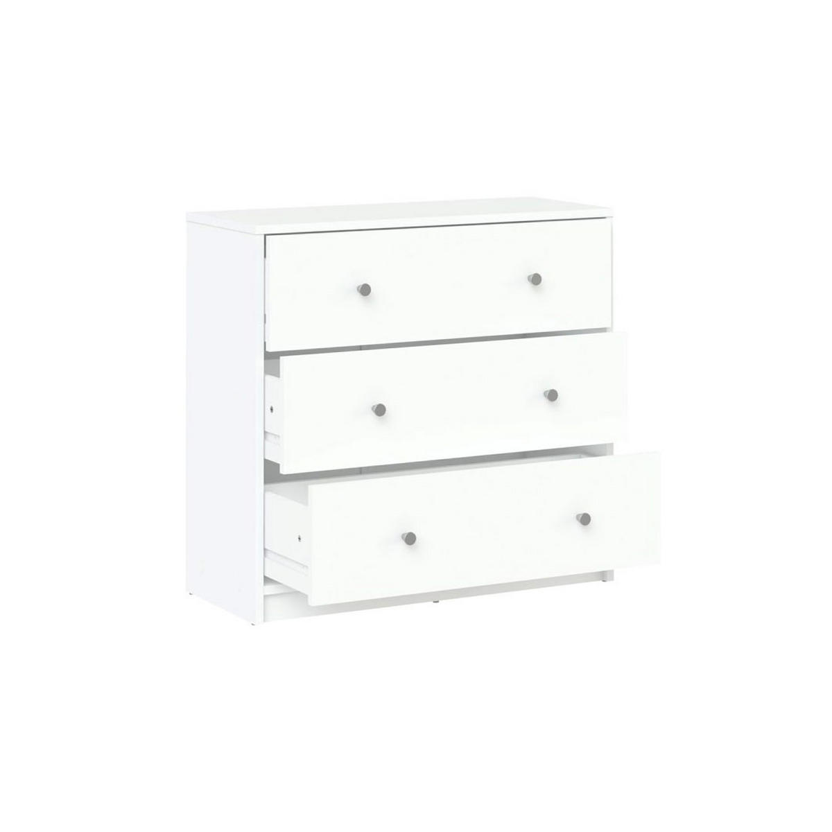 KOMMODE Weiß - Weiß, Holzwerkstoff (72/68/30cm) - ebuy24