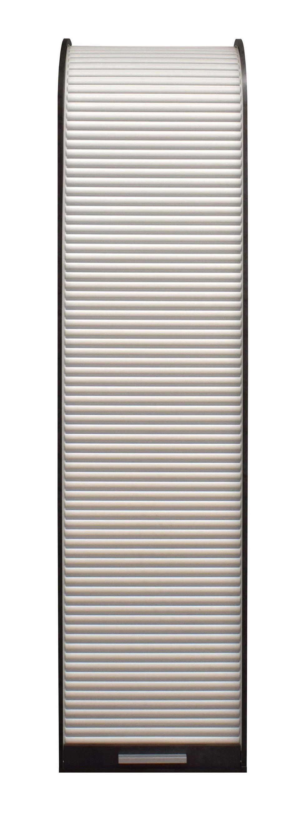 JALOUSIESCHRANK Eadi 46 x 44 x 192 Rollladenschrank Schwarzstahl/Weiß - Schwarz/Weiß, Holz (46/192/44cm) - 58aufmkessel