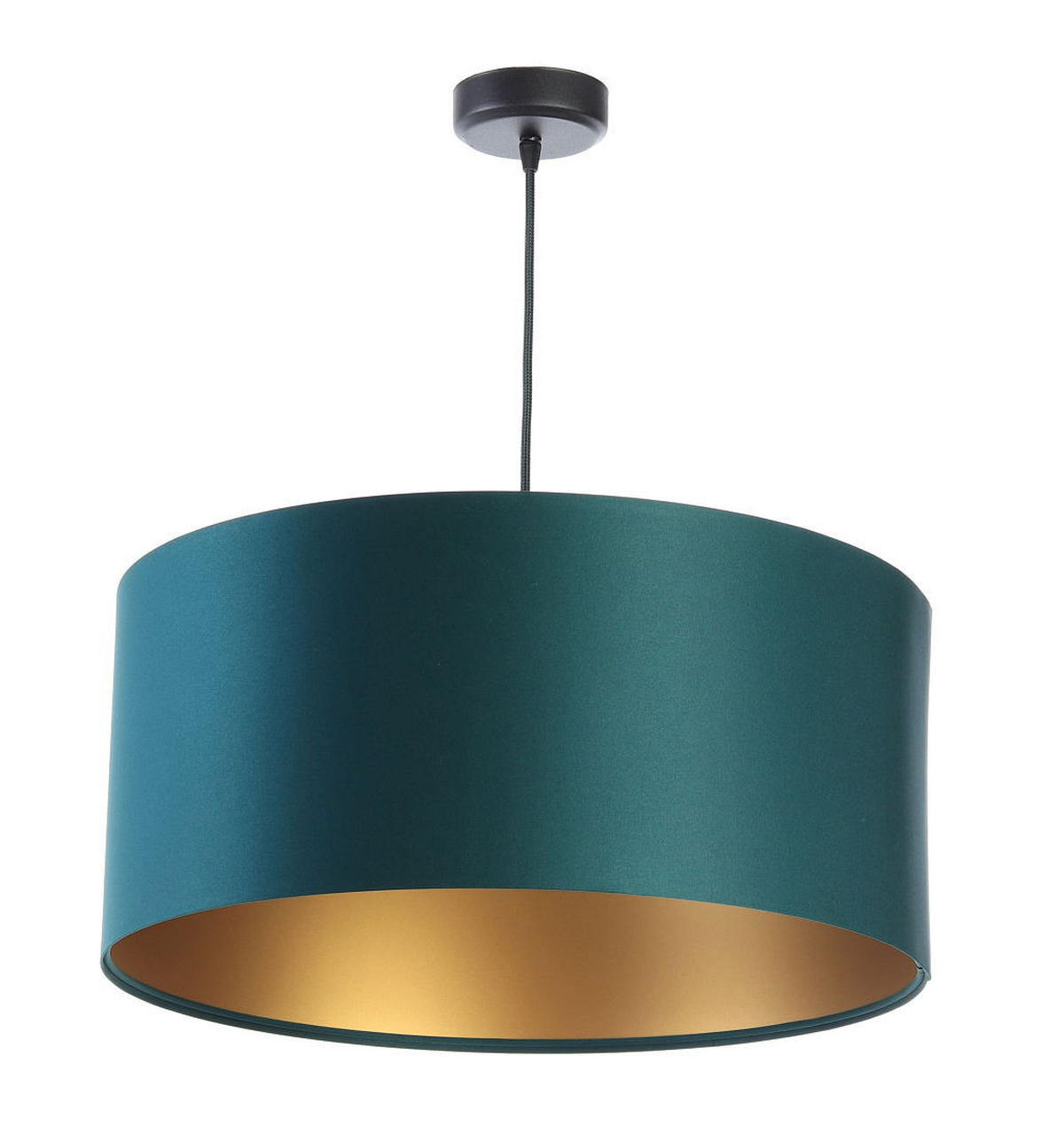 HÄNGELEUCHTE Grün 50/25 cm - Goldfarben/Grün, Kunststoff (50/0.8/25cm) - ONZENO