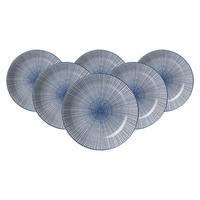 SUPPENTELLER Royal Makoto blau-weiß ø 20,5 cm 6er Set - Blau/Weiß, Keramik (20.5cm) - Ritzenhoff Breker