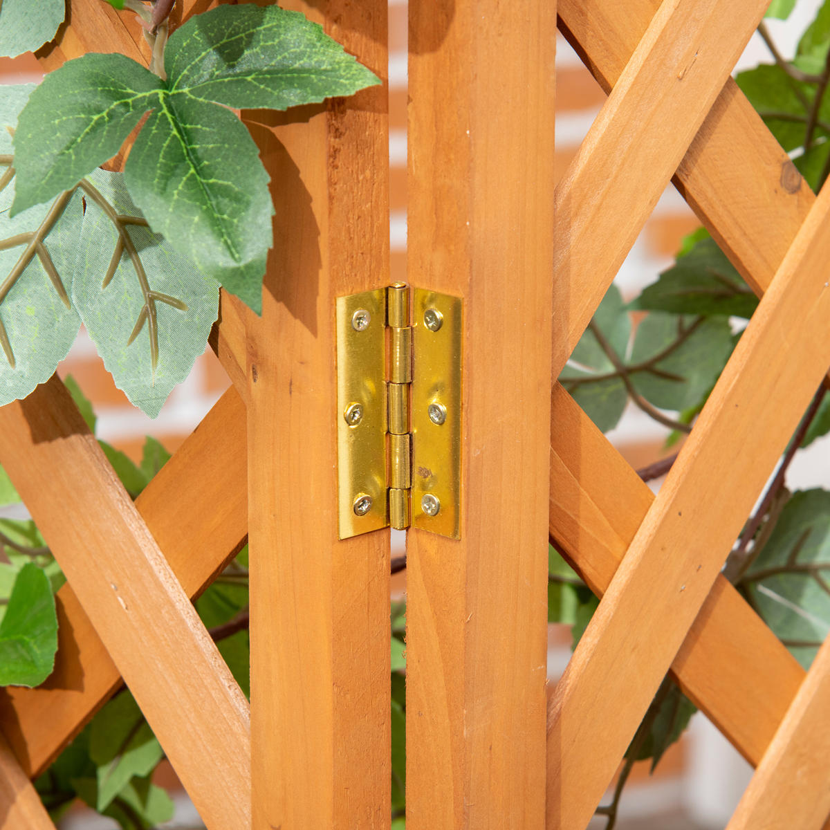 PFLANZKASTEN, Tanne, Braun - Braun, Holz (32/108/32cm) - Outsunny