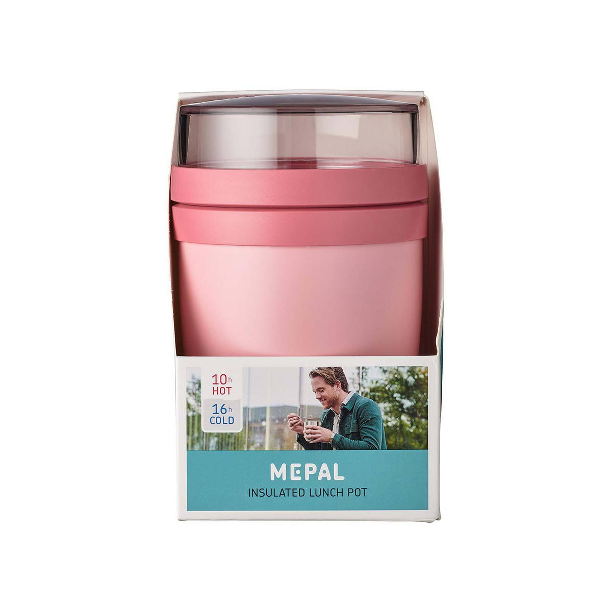 THERMO-LUNCHPOT Ellipse Nordic Pink ø 10.7 cm - Rosa, Kunststoff (10.7/16.9/10.7cm) - Mepal