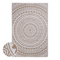 IN-/OUTDOORTEPPICH Colour Clash - Beige, Kunststoff (180/118cm) - Butlers