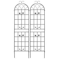 BLUMENKASTENHALTER aus Metall 50x180cm in Schwarz - Schwarz, Metall (50/180/50cm) - Modfu