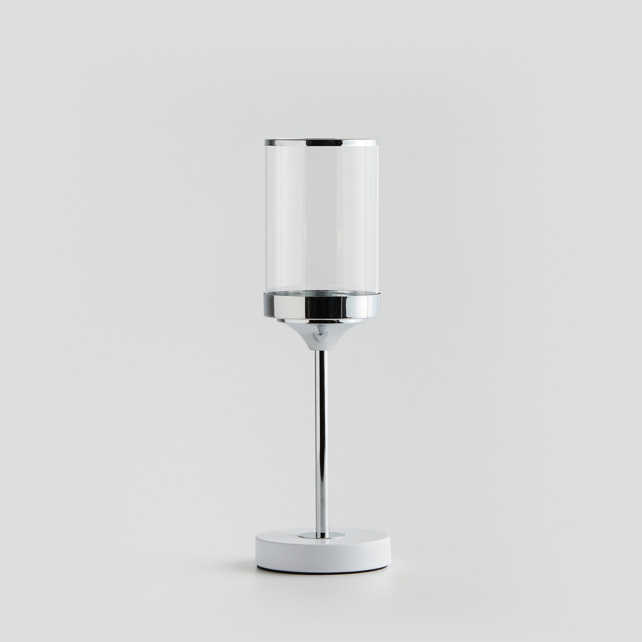 KERZENSTÄNDER Enlaceso - Silberfarben, Metall (12/37.5/12cm) - home&you