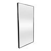 WANDSPIEGEL Novoli - Schwarz, Glas/Kunststoff (50/4/100cm) - [en.casa]