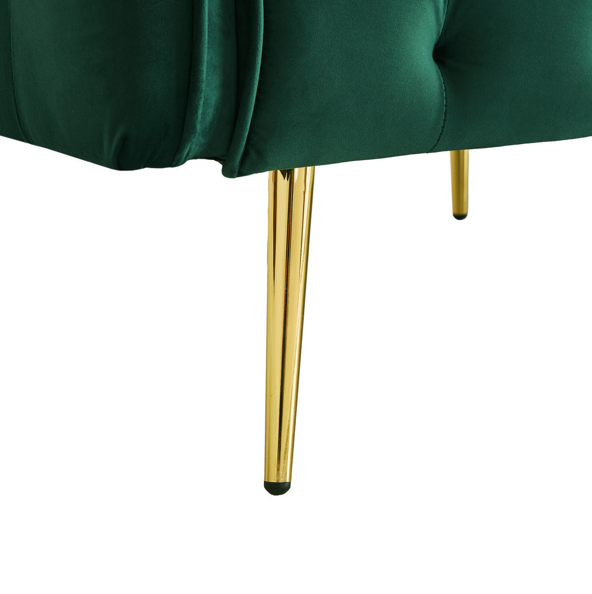 SOFABETT 2-in-1 215 x 81,5 cm Velours Green - Grün, Kunststoff (178/70/82cm) - Meubliv