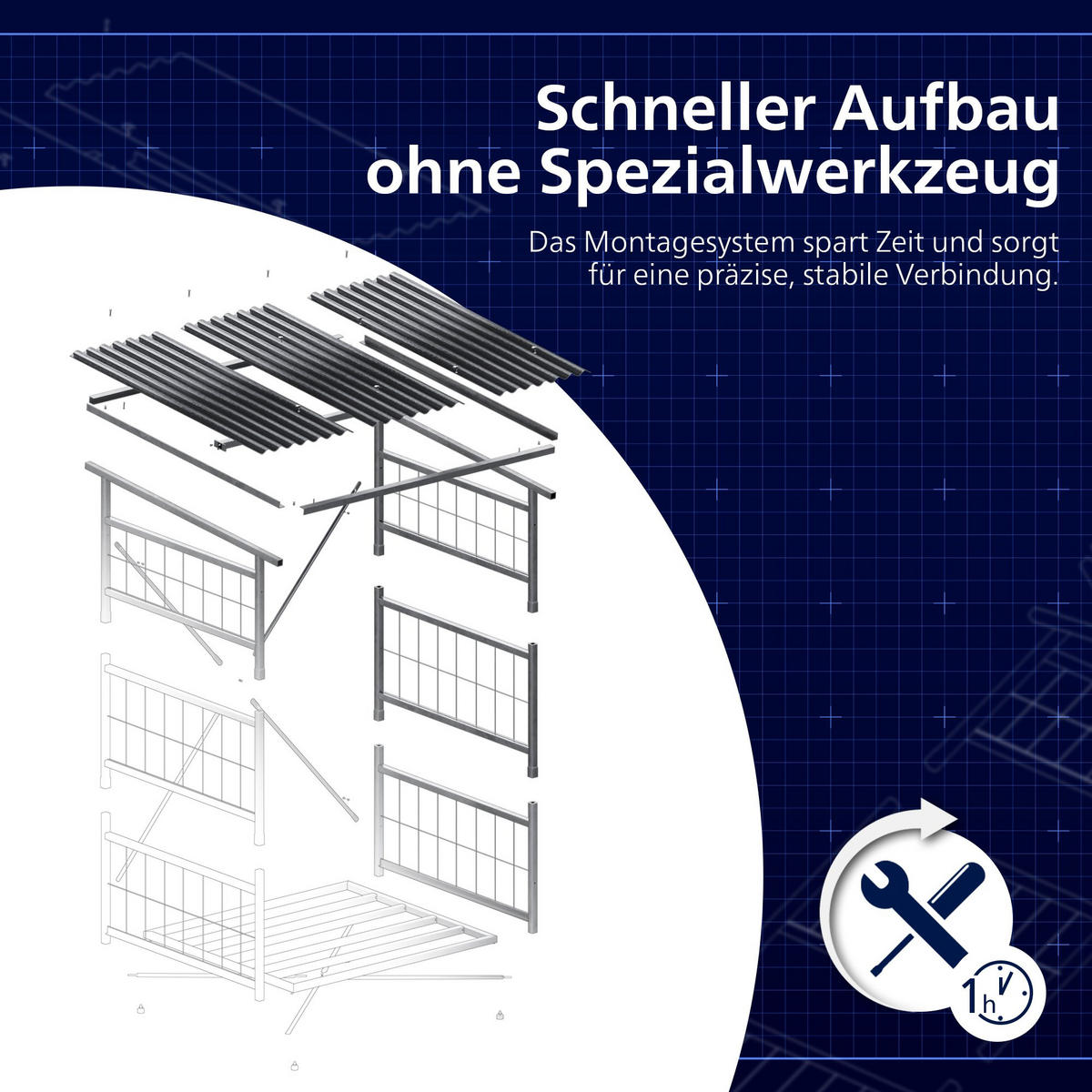 KAMINHOLZREGAL 120/110/191 cm Metall Metall - Chromfarben, Metall (120/191/110cm) - CLP