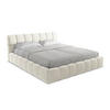 POLSTERBETT mit Bettkasten und Lattenrost 200x228 Beige - Beige/Creme, Kunststoff/Textil (180/200cm) - Makamii