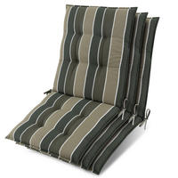 NIEDERLEHNER Sun-NL 105x50x8cm Grün-Gestreift (3tlg) - Grün, Textil (50/100cm) - Beautissu 
