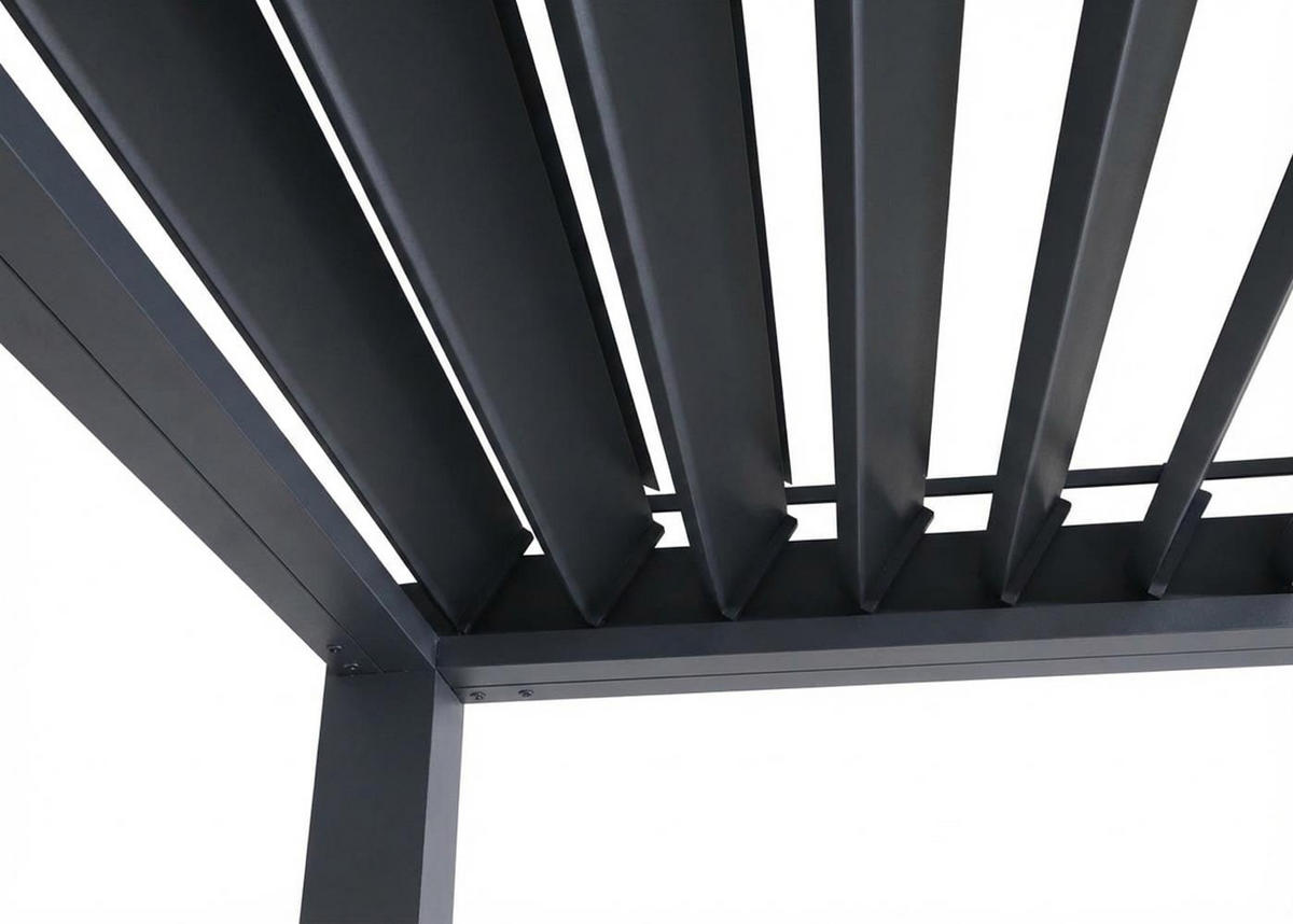 PERGOLA Anthrazit - Anthrazit, Metall (302/235/302cm) - MCW