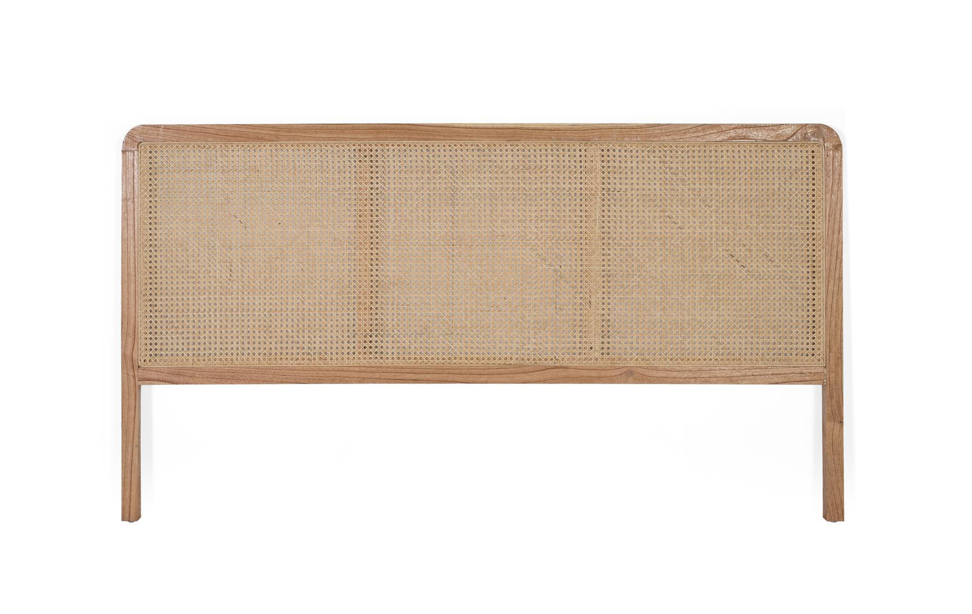 KOPFTEIL aus Rattan 165 cm - Braun, Holz (165/90/4cm) - Giner y Colomer