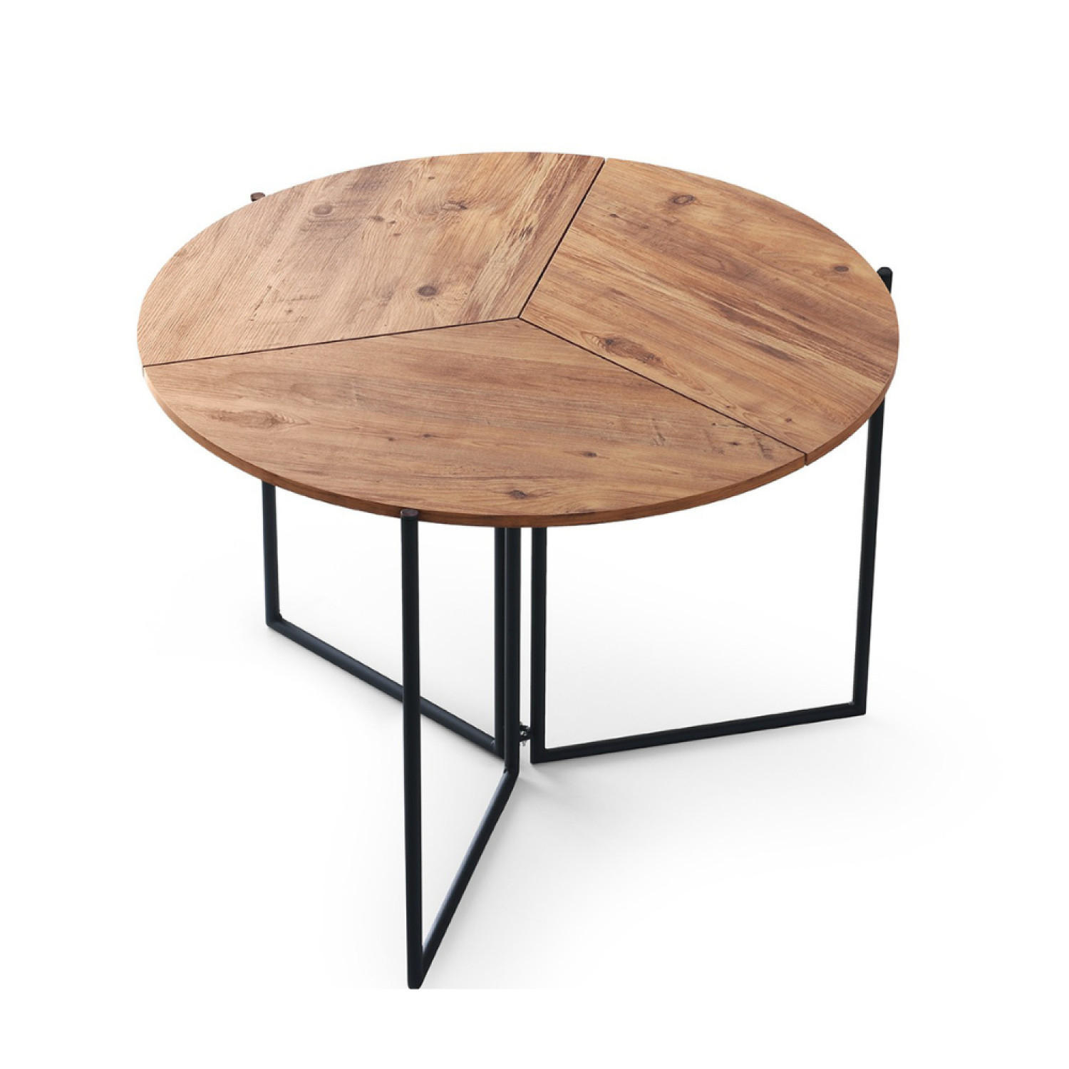 TISCH Bronie Braun Aus Holz - Braun, Metall (100/100/100cm) - Concept Usine
