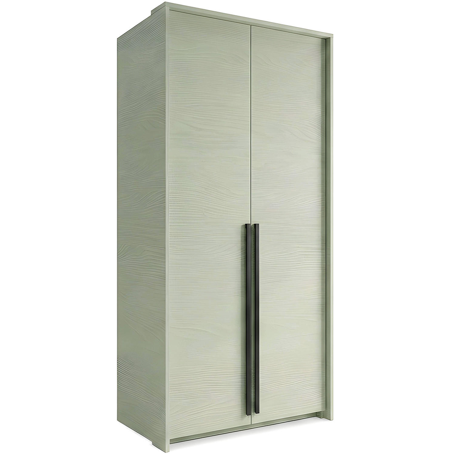 Beautysofa Drehtürenschrank Eukalyptusholz 105x217x65 cm