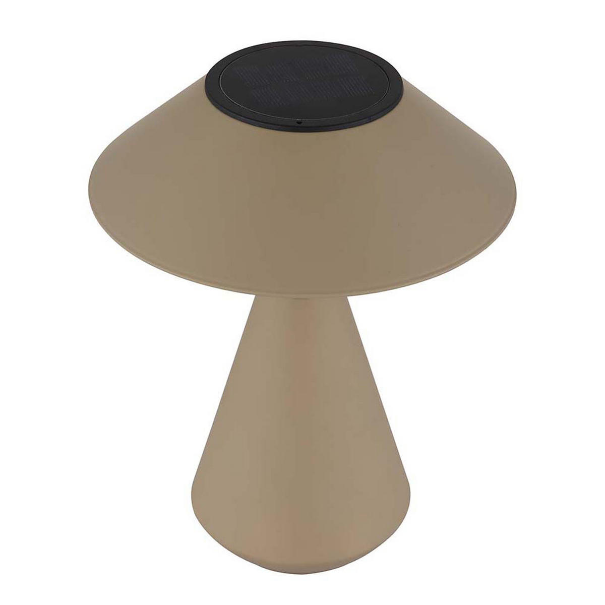 LED AUSSENLEUCHTE Solar Sandfarben - Bernsteinfarben, Metall (18/18/23cm) - Globo Lighting