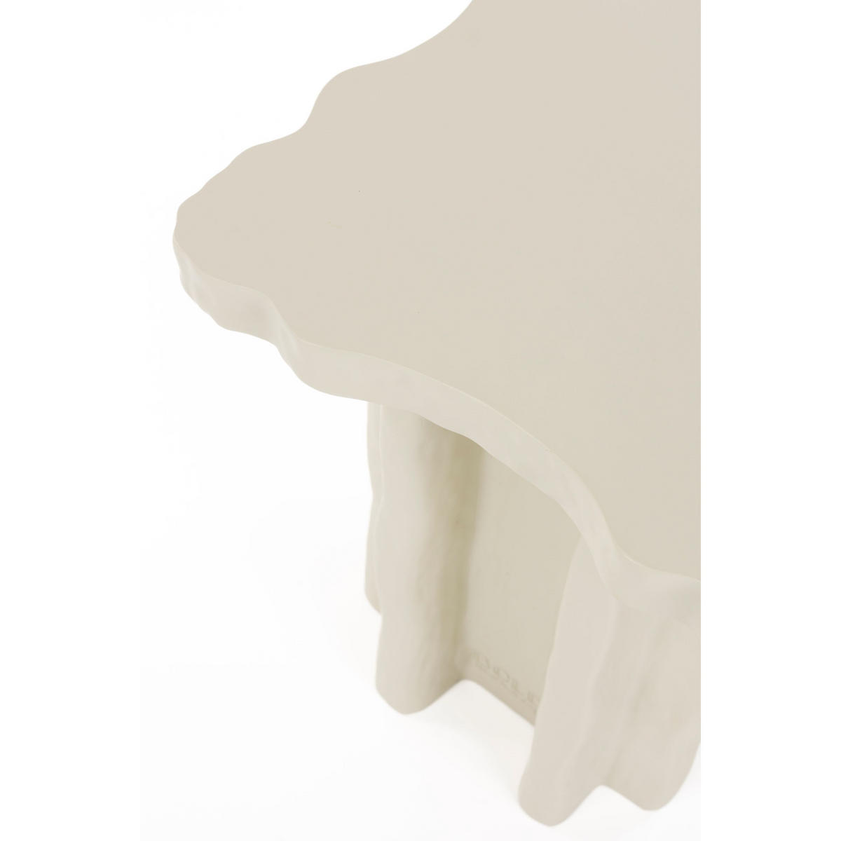 BEISTELLTISCH Born To Be Alive Vierkant 41x41 cm Beige - Beige, Naturmaterialien (41/41/51cm) - Bold Moneky