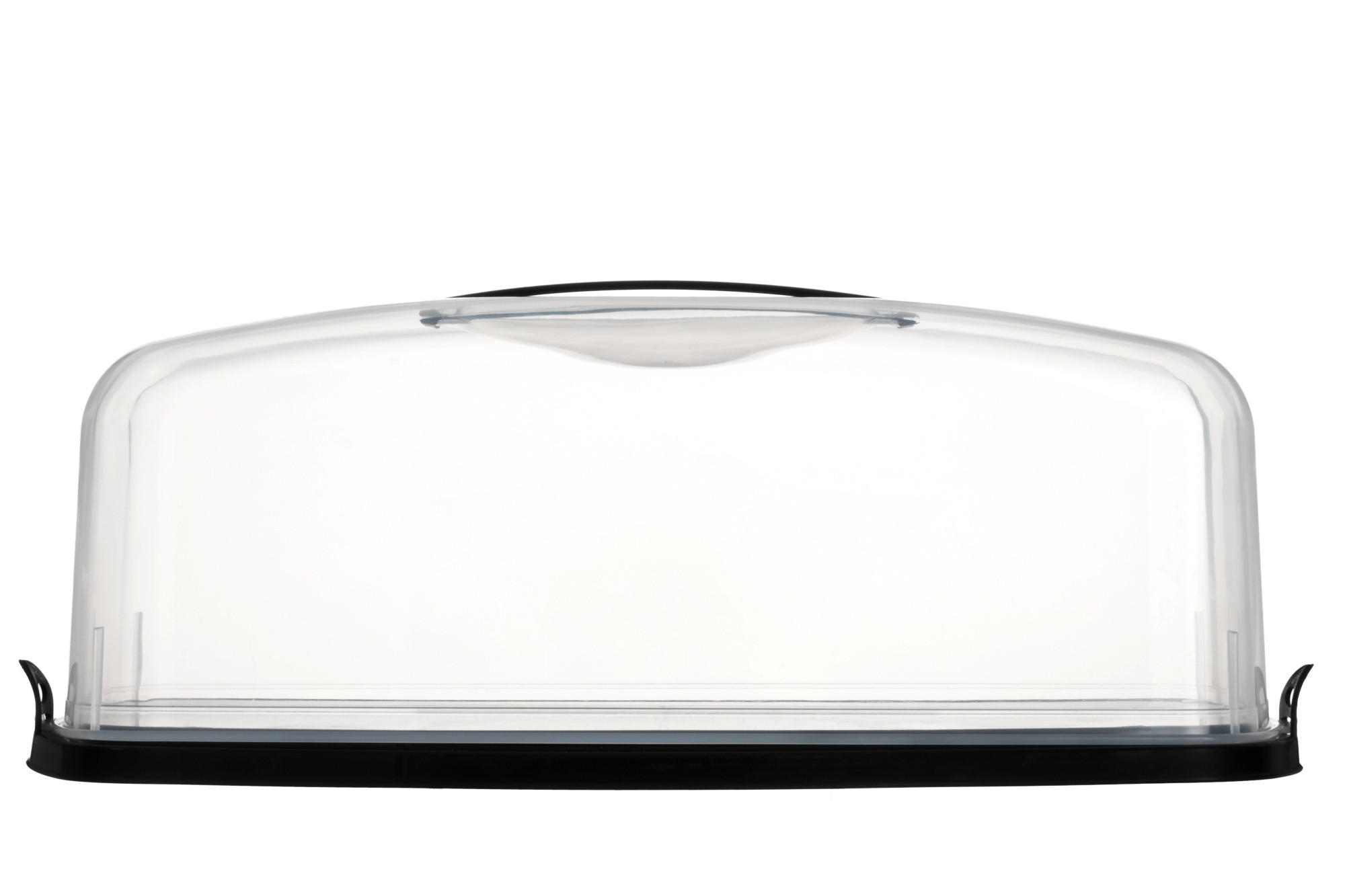 KUCHENBEHÄLTER rechteckig 38/17,5/14 cm - Schwarz, Kunststoff (38/14/17.5cm)