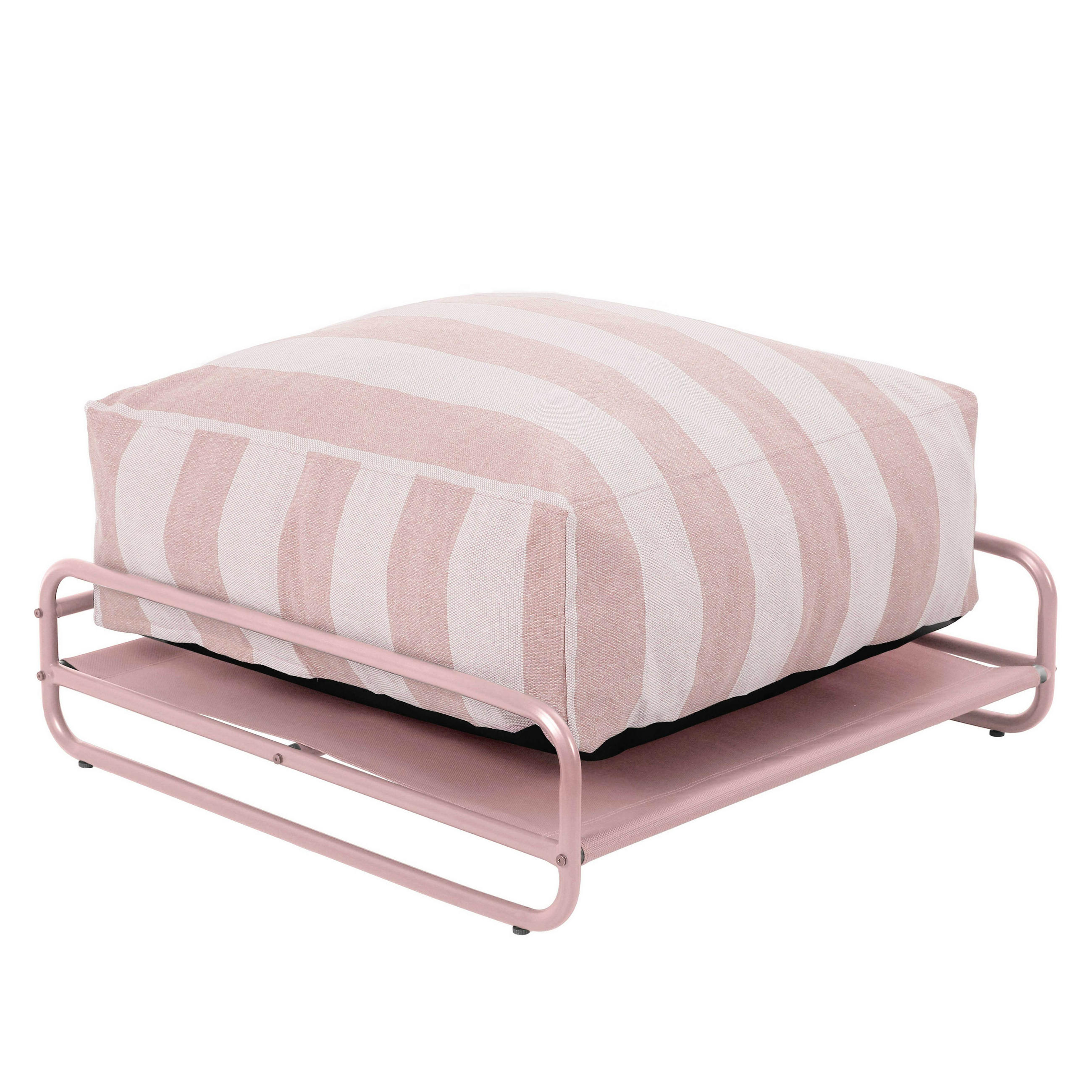 GARTENHOCKER pudressosa - Pink, Textil (97/42/97cm) - Oviala