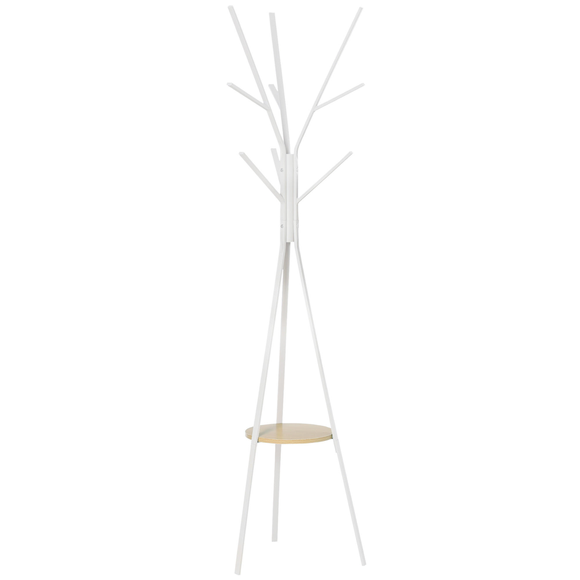 GARDEROBENSTÄNDER Weiss - Weiß, Holz/Metall (45/45/180cm) - Jamb