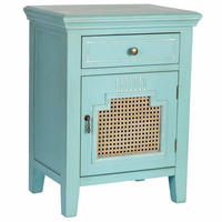 NACHTTISCH aus Holz, 50x36x67cm - Grün, Holz (50/66.5/36cm) - Wanderlust