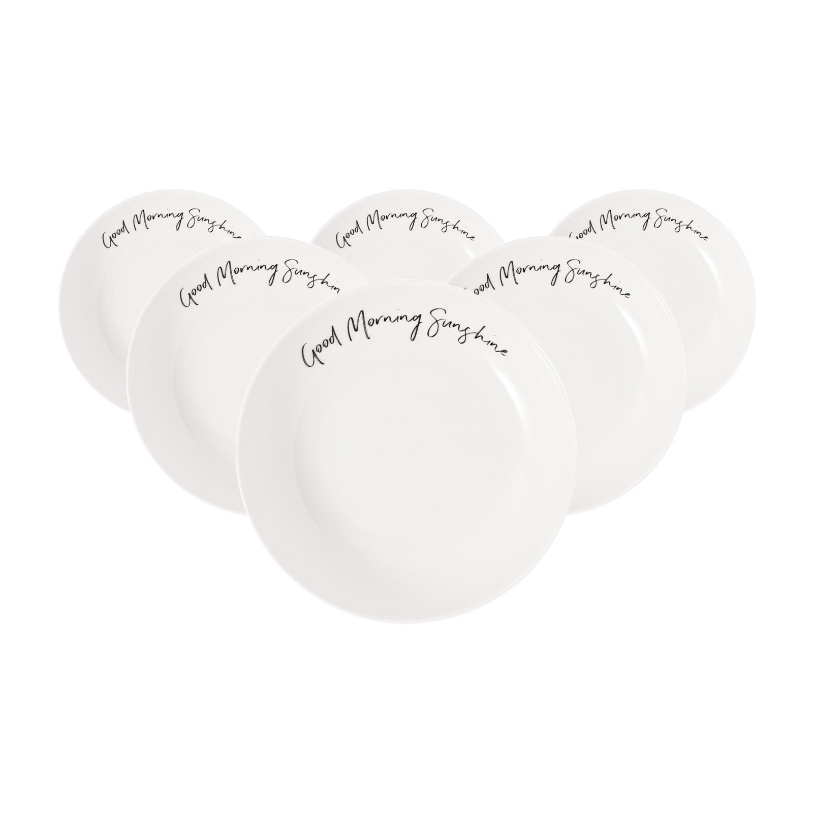 SCHALEN GOOD MORNING SUNSHINE Statement weiß ø 18,7 cm 6er Set - Weiß, Keramik (18.7cm) - Villeroy & Boch