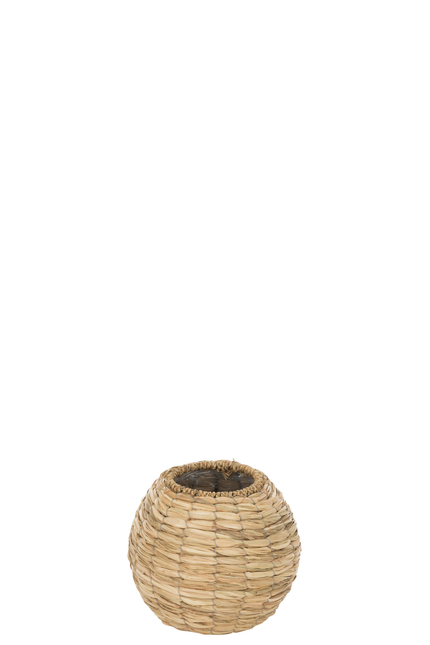 VASE YUMI - Rattan - Natürliche - S - Ø 21,5 cm - Naturfarben, Naturmaterialien (18.5cm) - J-Line