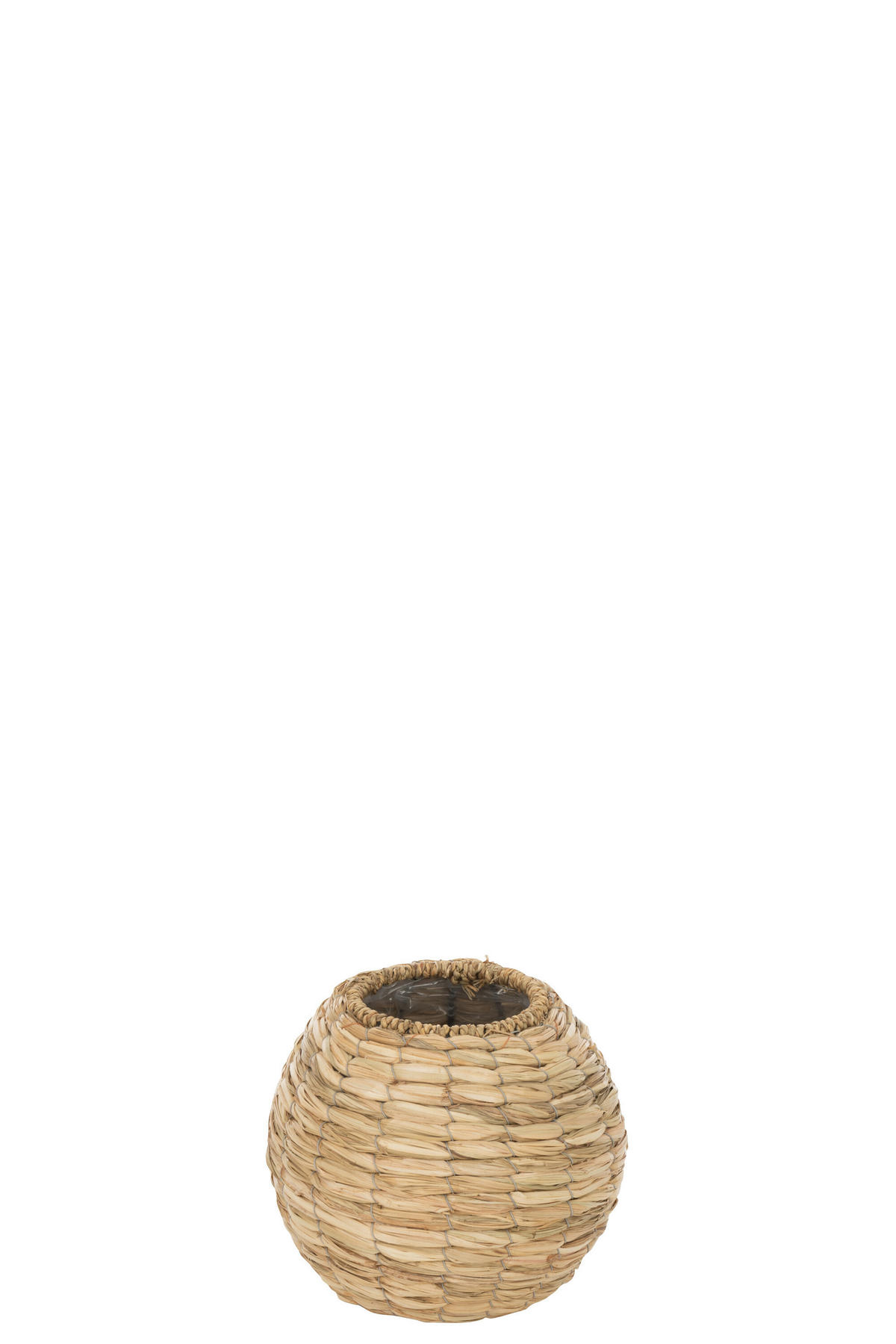 VASE YUMI - Rattan - Natürliche - S - Ø 21,5 cm - Naturfarben, Naturmaterialien (18.5cm) - J-Line