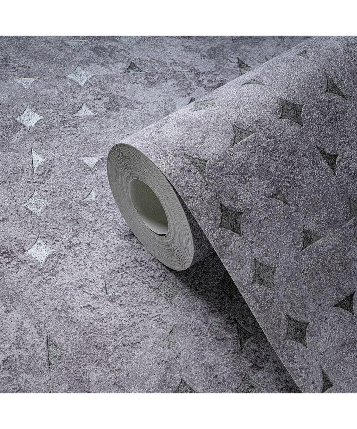 VLIESTAPETE Grau 53/1005 cm - Silberfarben, Textil (53/1cm) - KUNSTLOFT